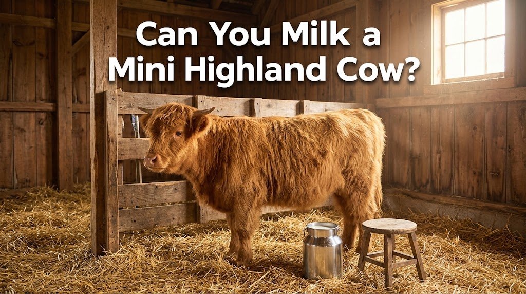Can You Milk a Mini Highland Cow